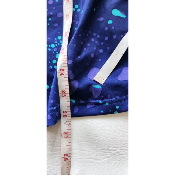 Adidas Women's Response Trend Skirt Top Blue Magenta Dot Splatter Set S - Picture 8 of 11